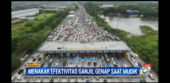 Menakar Efektivitas Sistem Ganjil Genap saat Mudik