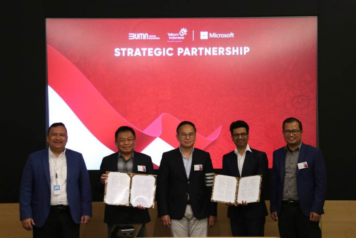 Telkom-Microsoft Perkuat Akselerasi Digitalisasi di Indonesia