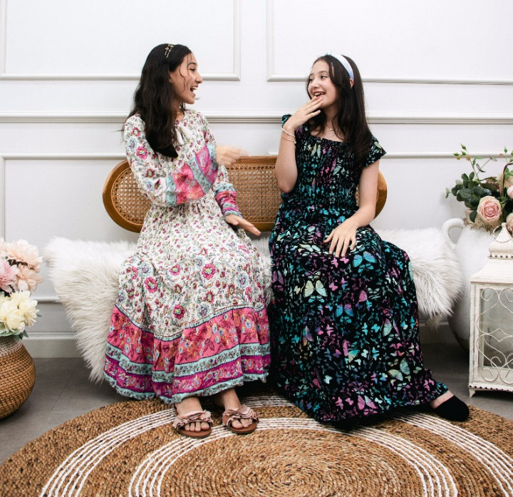 4 Ide Outfit Lebaran ala Hadijah Shahab