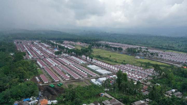 300 Rumah bagi Korban Erupsi Gunung Semeru Siap Dihuni