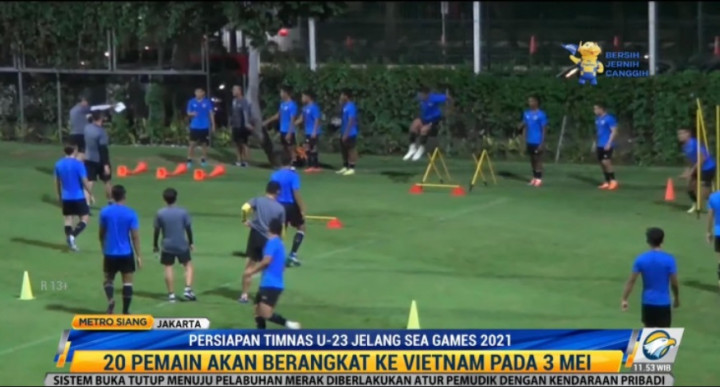 U-23 Bersiap Jelang Laga Kontra Vietnam di SEA Games Hanoi