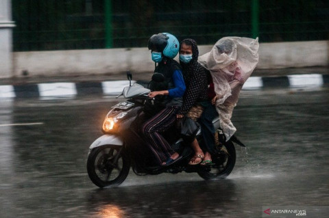 Sejumlah Provinsi Berpotensi Hujan saat Lebaran 2022