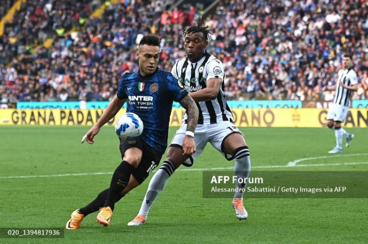 Bungkam Udinese, Inter Milan Tempel Ketat AC Milan