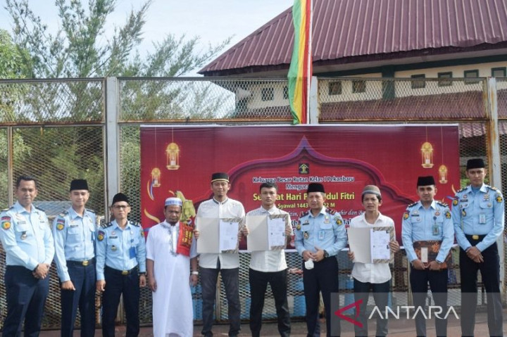 6.771 WBP Riau Dapat Remisi Khusus Idulfitri 2022