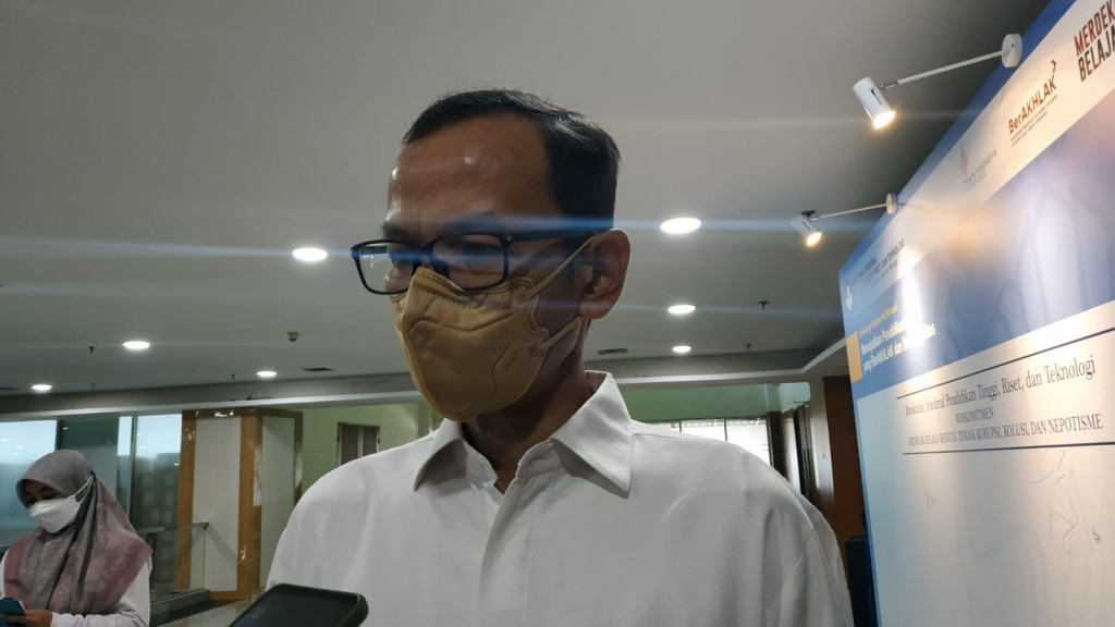 Plt Dirjen Pendidikan Tinggi, Riset, dan Teknologi (Diktiristek) Kemendikbudristek Nizam. Medcom.id/Ilham Pratama Putra