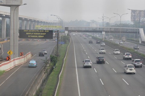 <i>Contraflow</i> Tol Jagorawi Arah Ciawi Diberlakukan, Pemudik Harus Pastikan Kendaraan Aman