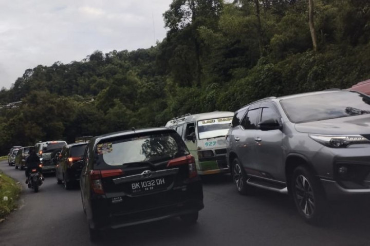 Jalur Medan-Berastagi pada H+2 Lebaran Sepi
