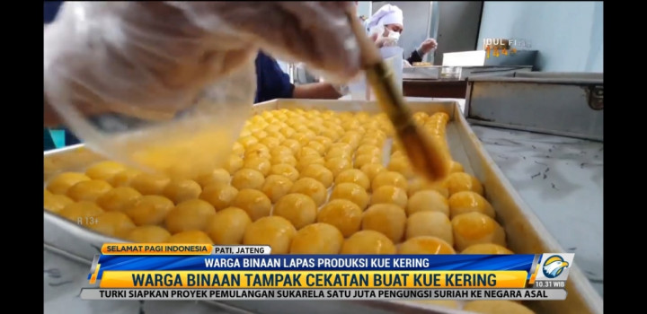 Usaha Kue Kering Warga Binaan Lapas Panen Cuan