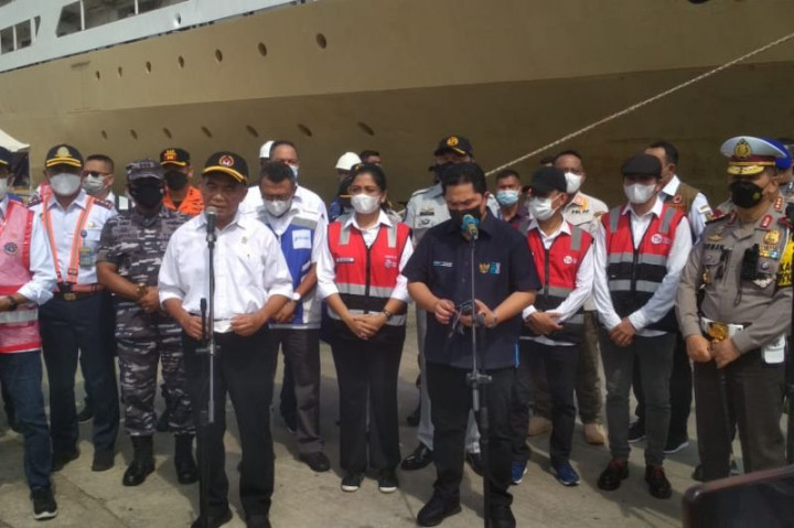 Erick Thohir Tinjau Jalur Alternatif Pelabuhan Panjang untuk Arus Balik