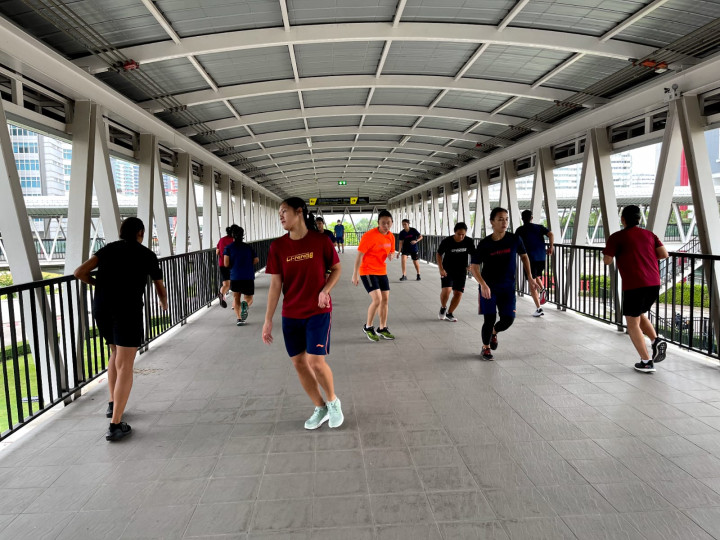 Tim Piala Thomas & Uber Indonesia Jalani Latihan Ringan