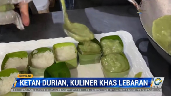 Ketan Durian, Kuliner Lebaran yang Diburu Warga  Jombang