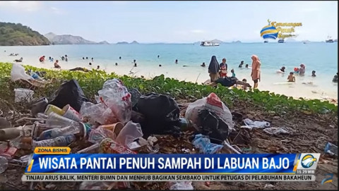 Pantai Labuan Bajo Dipenuhi Sampah hingga Aktivitas Presiden
