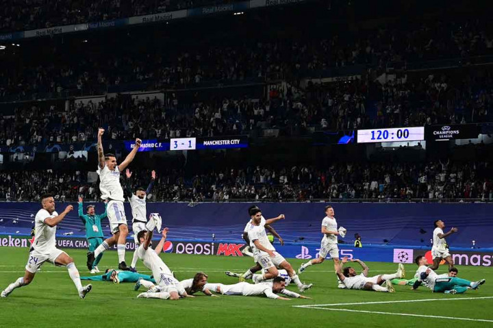 Madrid Vs Man City: Comeback Los Blancos Berbuah Manis, City Menangis