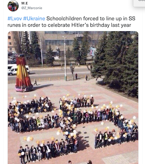 [Cek Fakta] Foto Siswa Sekolah di Ukraina Dipaksa Rayakan Ulang Tahun Hitler? Cek Faktanya