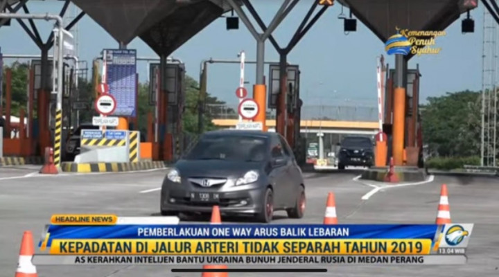 Yuk! Catat Waktu Pemberlakuan <i>One Way</i> Arus Balik Lebaran