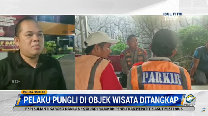 Viral Pungli di Pantai Padang, 15 Pemuda Ditangkap