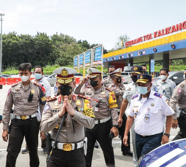 Cek Arus Balik Tol Kalikangkung, Kakorlantas: Volume Kendaraan Meningkat