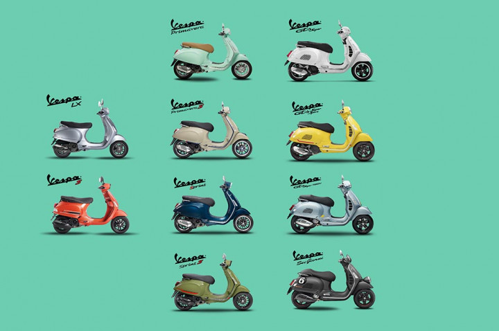 Warna-Warni Vespa di Tahun 2022