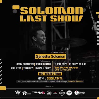 Iksan Skuter Gelar Konser Penghormatan untuk Almarhum Drummer Ganesha Solomon
