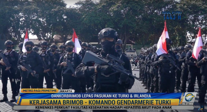 Personel Terbaik Brimob Dikirim ke Turki dan Irlandia, Bakal Dilatih Ini