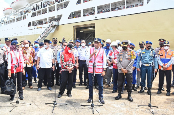 Menhub Ketagihan Jadikan Pelabuhan Panjang Sebagai Alternatif Arus Balik