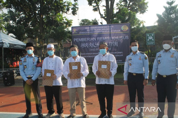 532 Narapidana Lapas Kelas IIB Cianjur Dapat Remisi Khusus