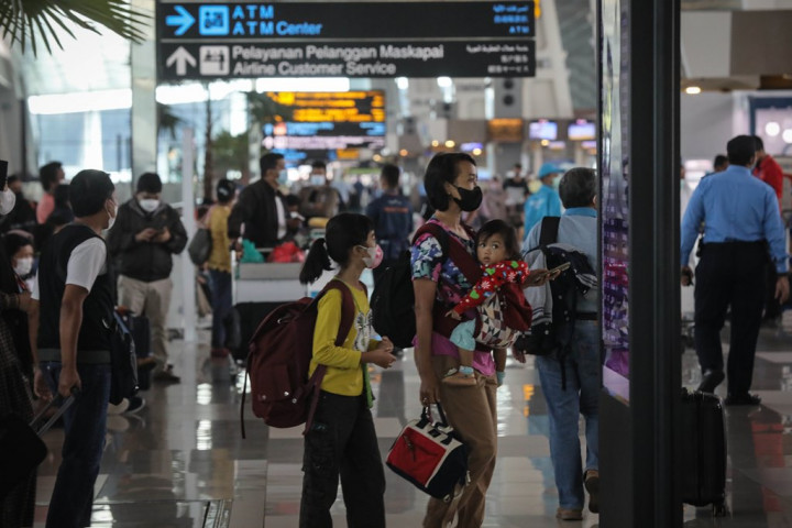 Pemudik Padati Bandara Soekarno-Hatta di H+4 Lebaran
