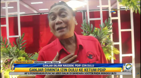 Dilirik NasDem, PDIP Ingatkan Ganjar Pranowo: Izin Dulu