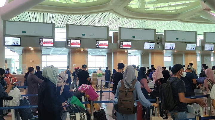 Puncak Arus Balik, Penumpang di Bandara YIA Lampaui 10 Ribu Orang Sehari