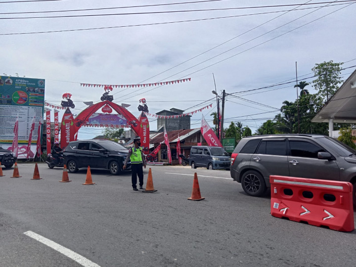 Cegah Kemacetan Arus Balik, Polda Aceh Terapkan <i>One Way</i>