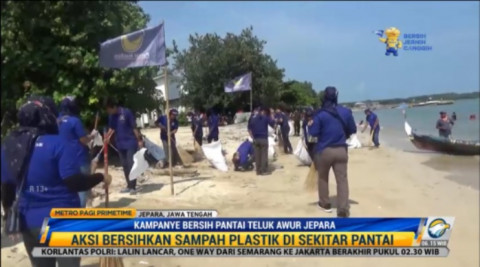 NasDem Kampanyekan Bersih-bersih Pantai di Jepara