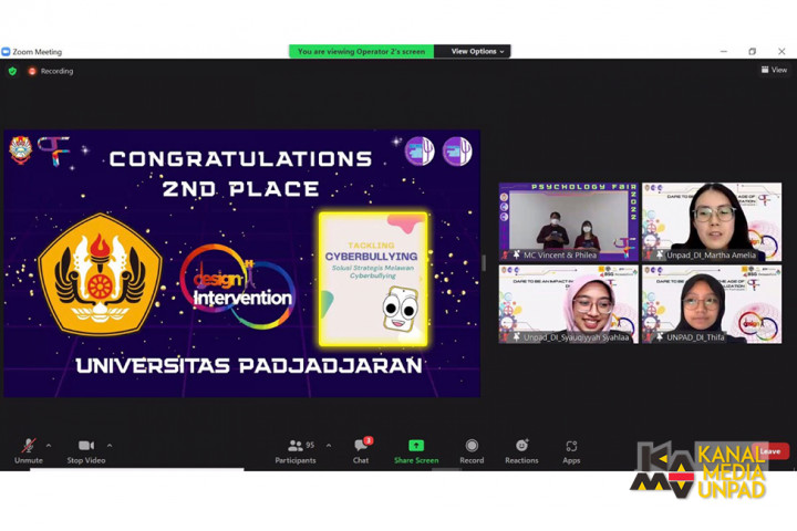 3 Tim dari Fapsi Unpad Sabet Juara di Ajang Psychology Fair 2022