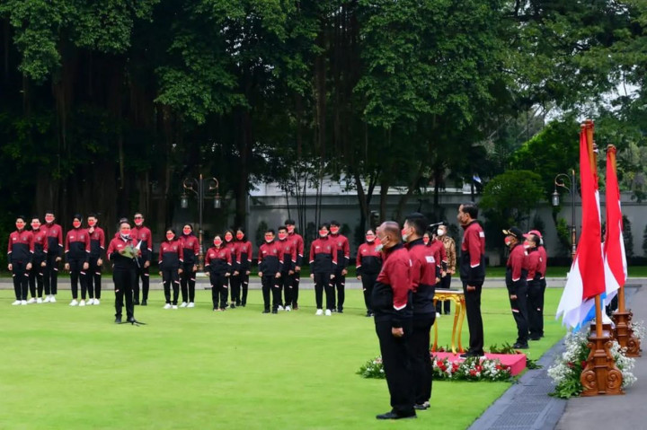 Presiden Lepas Kontingen Indonesia ke SEA Games Vietnam