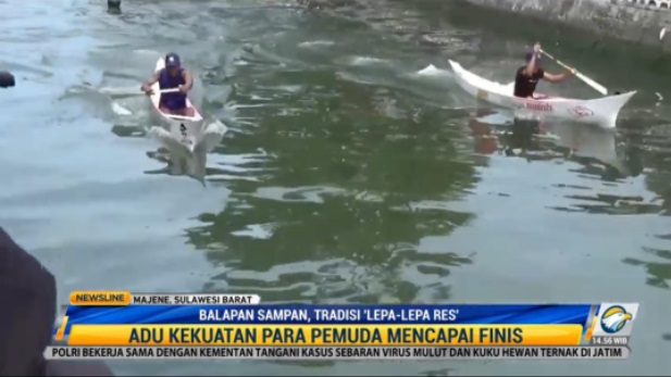 Lepa-Lepa Res, Tradisi Balapan Sampan Majene