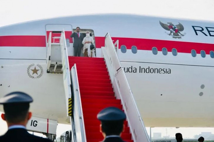 Momen Presiden Jokowi Bertolak ke Washington DC