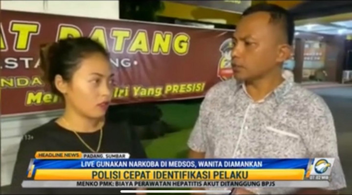 Pakai Narkoba Saat <i>Live</i> Medsos, Perempuan Asal Padang Ditangkap Polisi