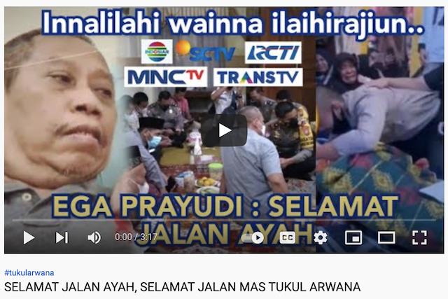 [Cek Fakta] Video Ini Kabarkan Tukul Arwana Meninggal Dunia? Cek Faktanya