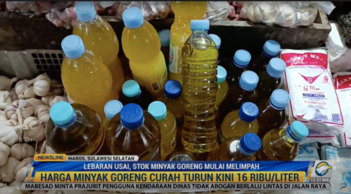 Stok Minyak Goreng di Maros Kembali Melimpah Usai Lebaran