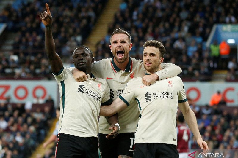 Hasil Liga Inggris: Tekuk Aston Villa, Liverpool Kembali Tempel City