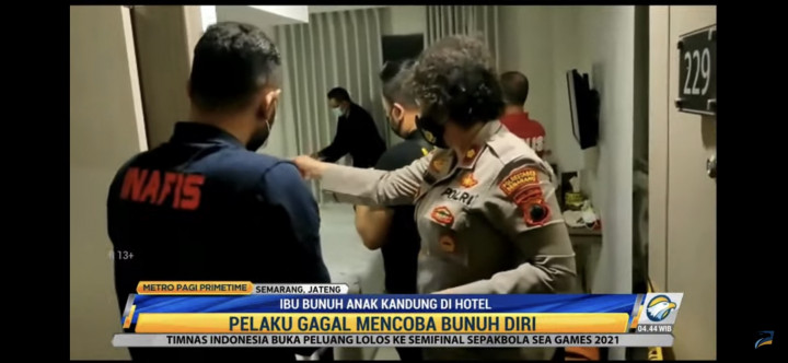 Seorang Ibu Tega Bunuh Anaknya di Kamar Hotel