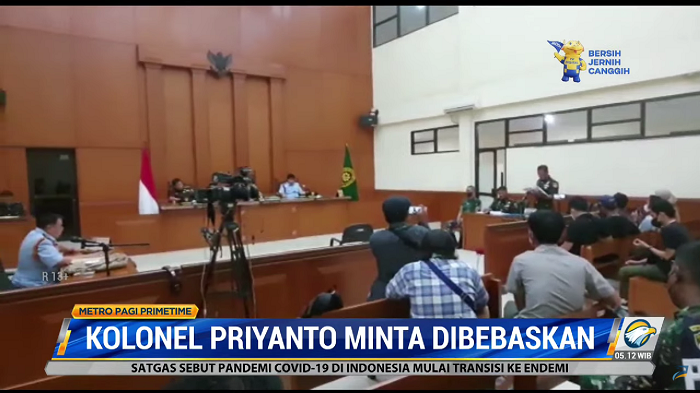 Terdakwa Kasus Tabrakan Maut Kolonel Priyanto Minta Dibebaskan