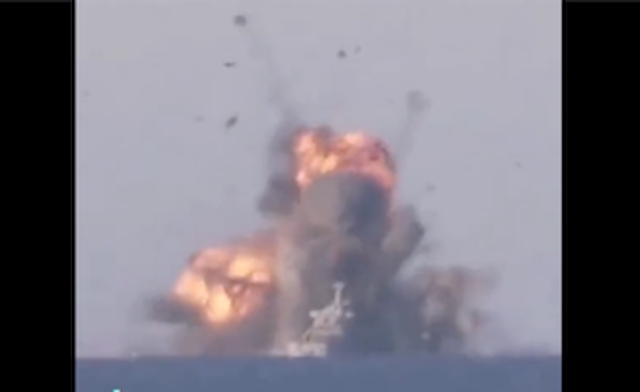 [Cek Fakta] Video Ini Perlihatkan Kapal Rusia Meledak Terkena Serangan Rudal Ukraina? Ini Faktanya