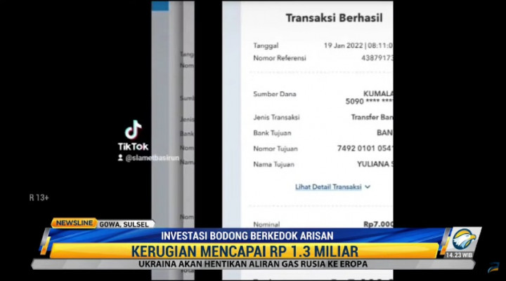 Investasi Bodong Berkedok Arisan, Kerugian Ditaksir Mencapai Rp1,3 Miliar