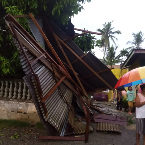 Angin Kencang Terjang Kabupaten Langkat, 74 Rumah Rusak