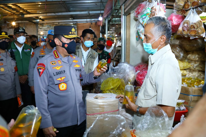 Kapolri Pastikan Terus Mengawasi Larangan Ekspor Minyak Goreng
