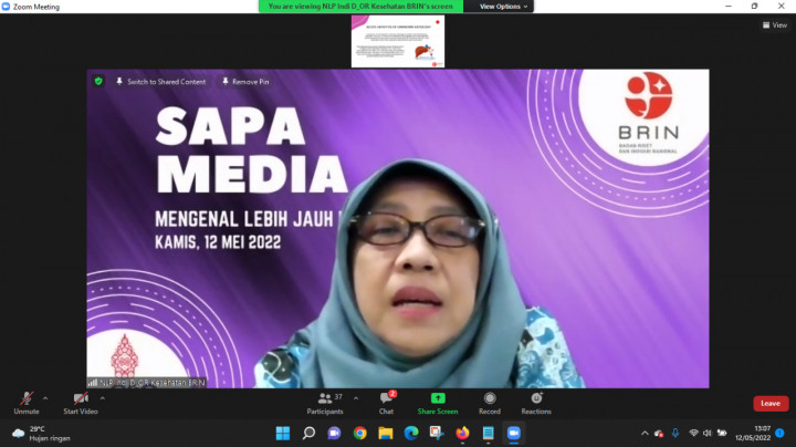 Peneliti BRIN Duga Terdapat Adenovirus Tipe 41 dalam Hepatitis Akut