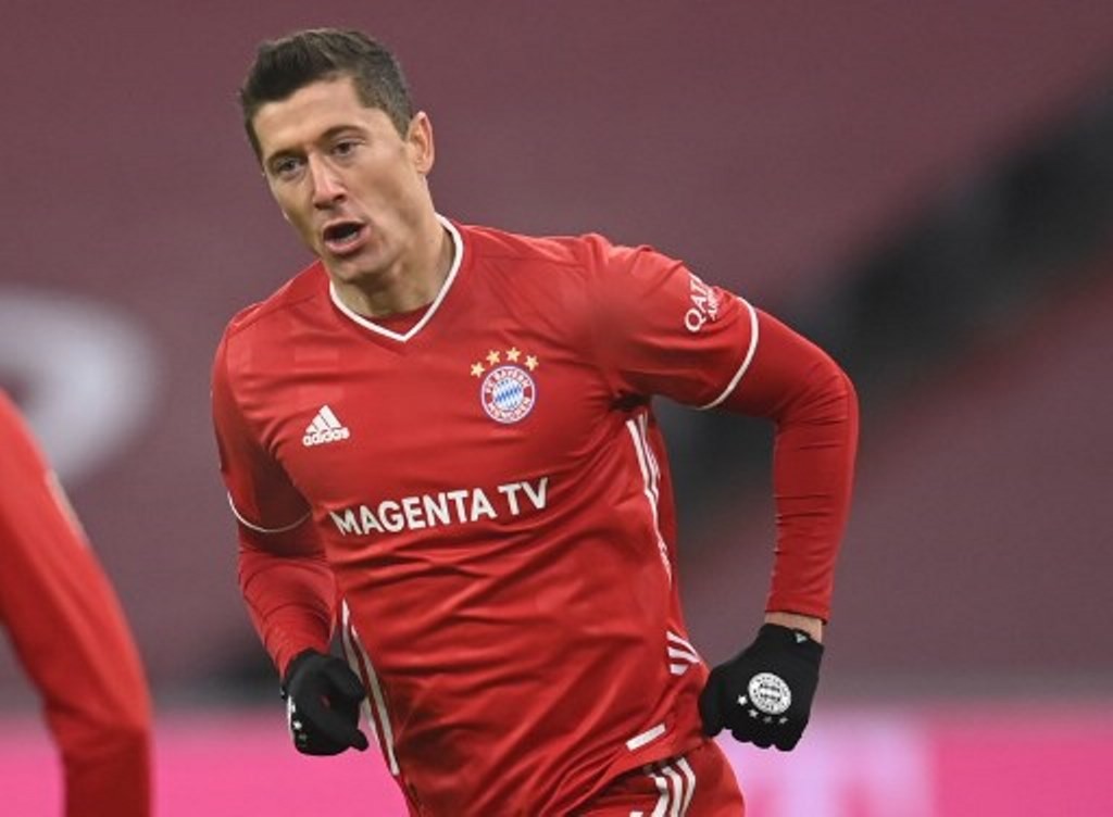Penyerang Bayern Muenchen, Robert Lewandowski (AFP/Christof Stache)