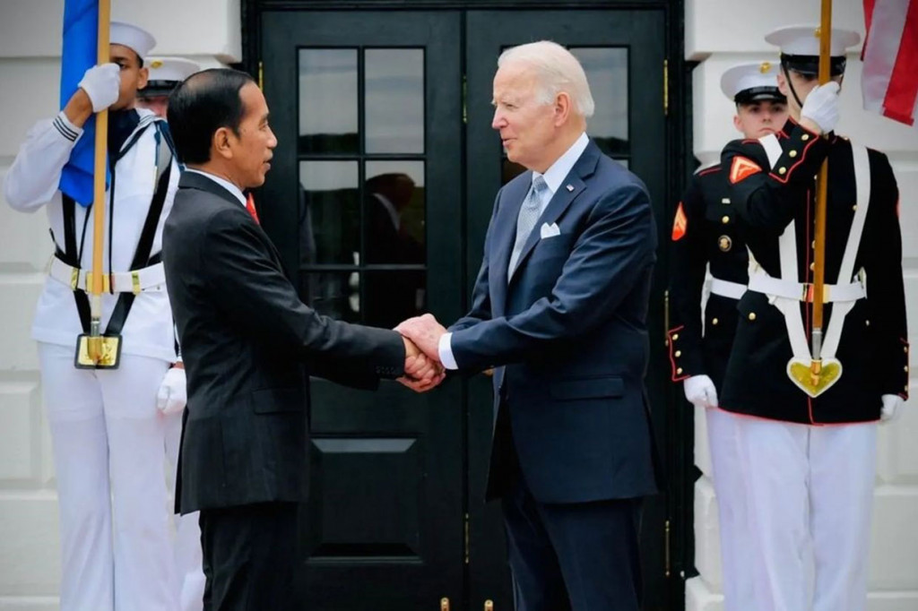 Momen Jokowi Hadiri Jamuan Santap Malam Presiden Biden