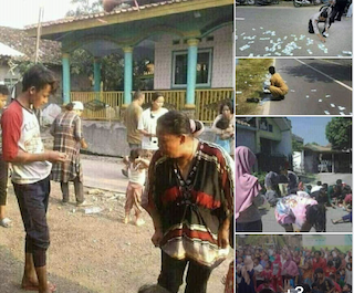 [Cek Fakta] Seorang Pemuda Buang Uang Tabungannya di Jalan Karena Depresi Ditinggal Nikah Kekasihnya? Begini Faktanya