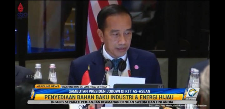 Jokowi Banggakan Prestasi Indonesia di KTT AS-ASEAN